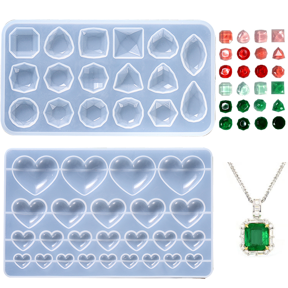 DIY Cube Ring Necklace Bracele - Resin Art Necklace recension och pris