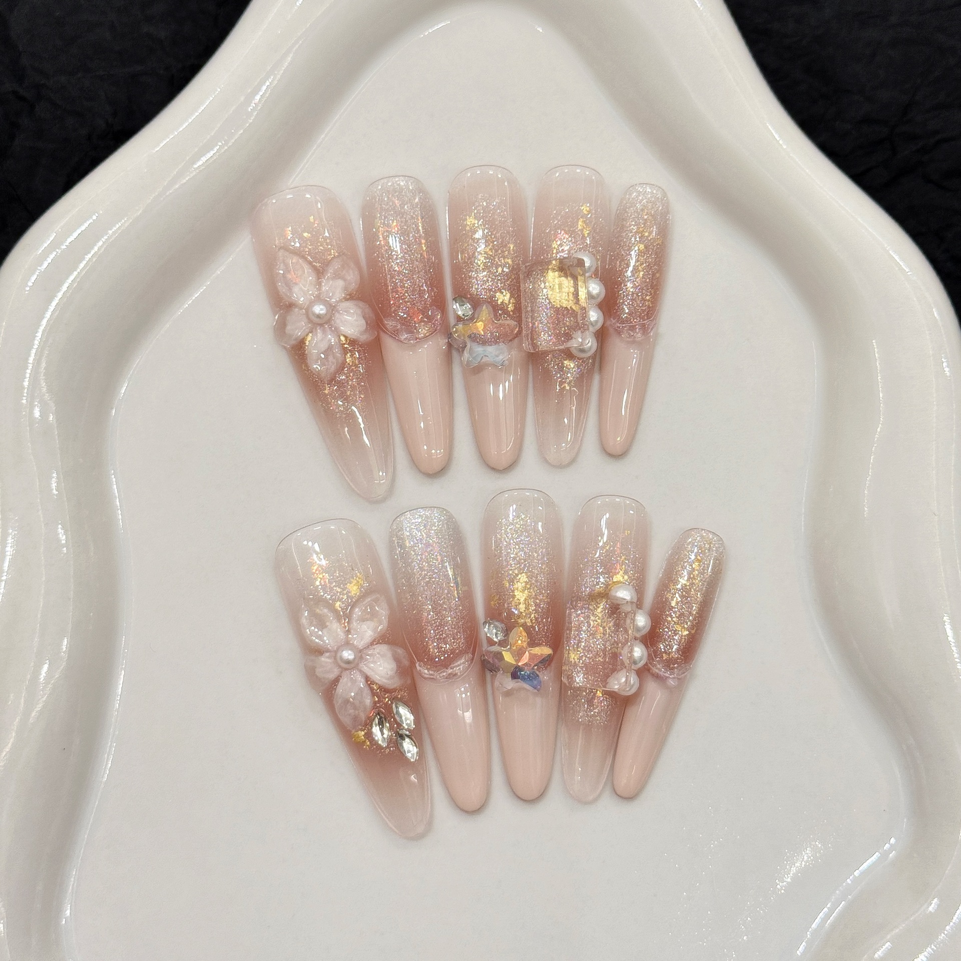 10pcs Pure Hand Pressed Stilet - Resin Art Flowers recension och pris