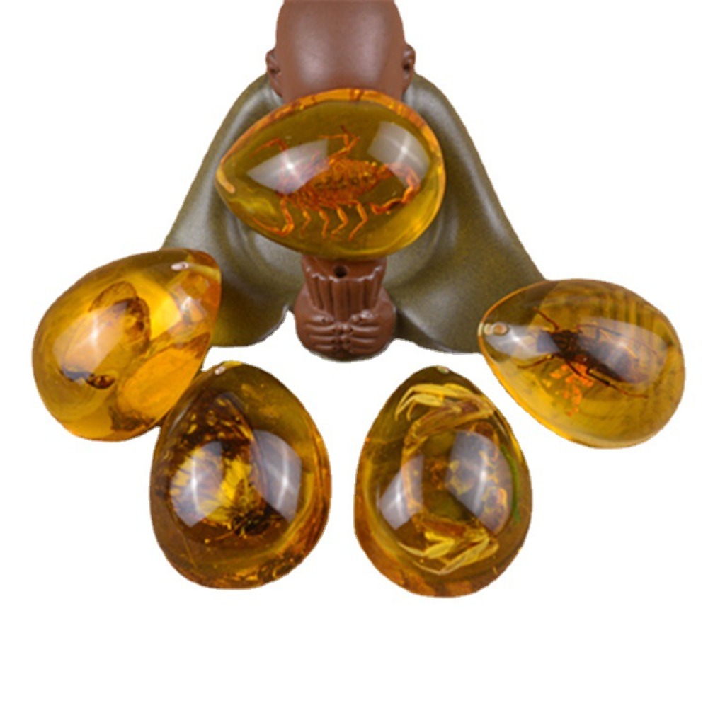 DIY Jewelry Craft Amber Stone  - Resin Art Necklace recension och pris