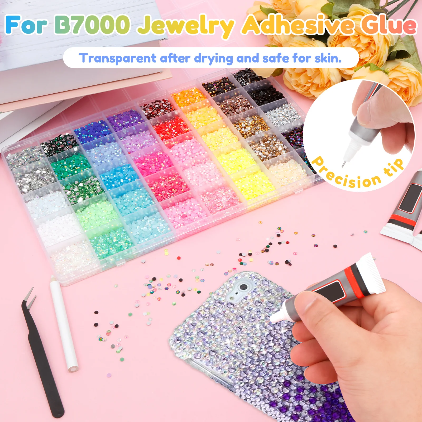 Resin Jelly Rhinestone Set Fad - Resin Art Easy recension och pris