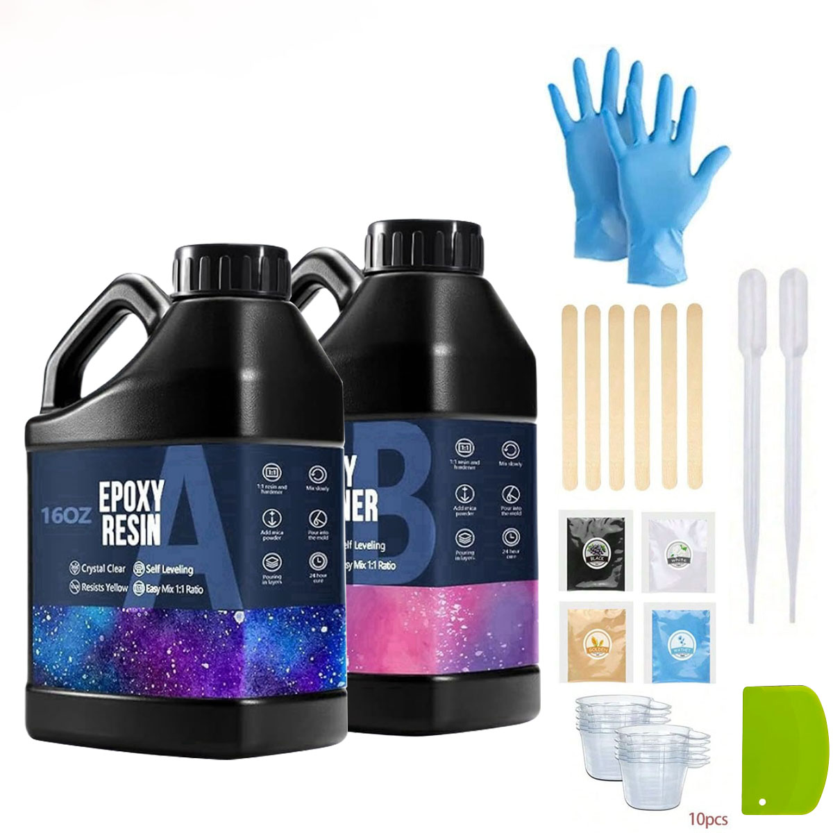 1000ml Crystal Clear Epoxy Res - Resin Art Easy recension och pris