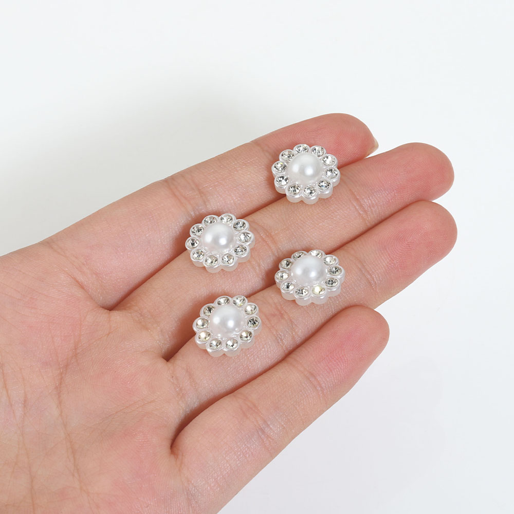 50pcs White Flat Imitation Pea - Resin Art For Sale recension och pris