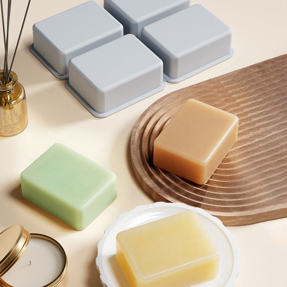 4 Cavity Rectangle Soap Mold H - Resin Art Cube recension och pris
