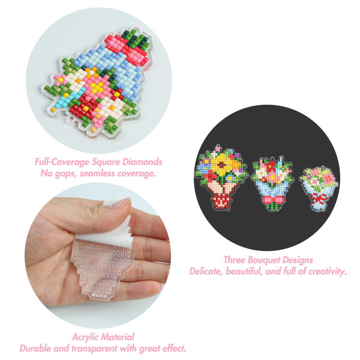 FOREVER YOUNG 3PCS Bouquet Acr - Resin Art For Kids recension och pris