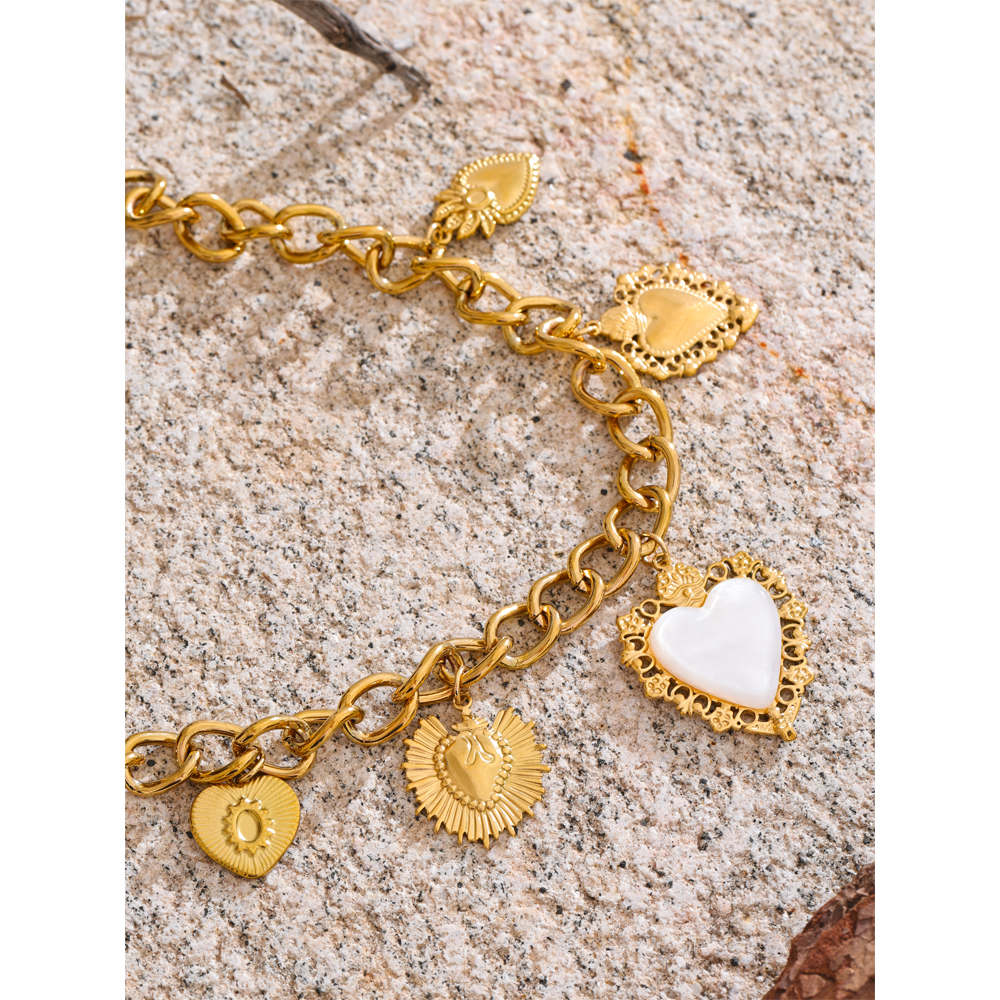 Yhpup 18K Golden Plated Stainl - Resin Art Necklace recension och pris