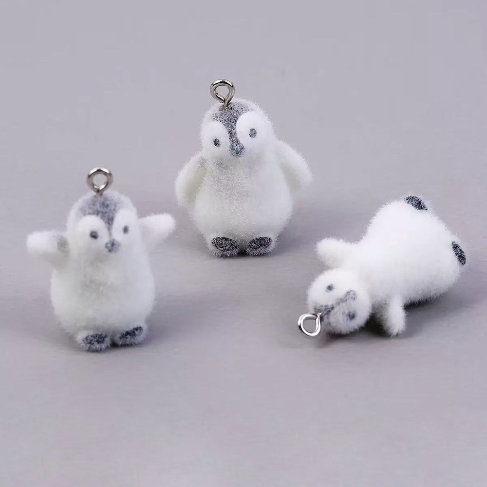 5pcs Flocking Small Penguin Re - Resin Art For Sale recension och pris