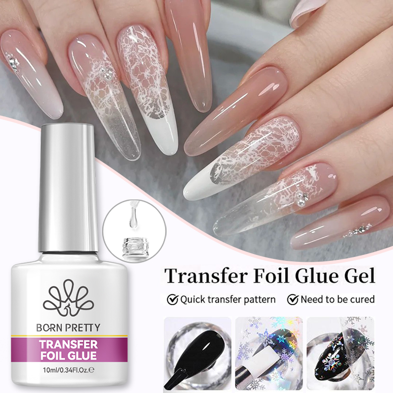 BORN PRETTY Nail Foil Glue Gel - Resin Art Uv Light recension och pris