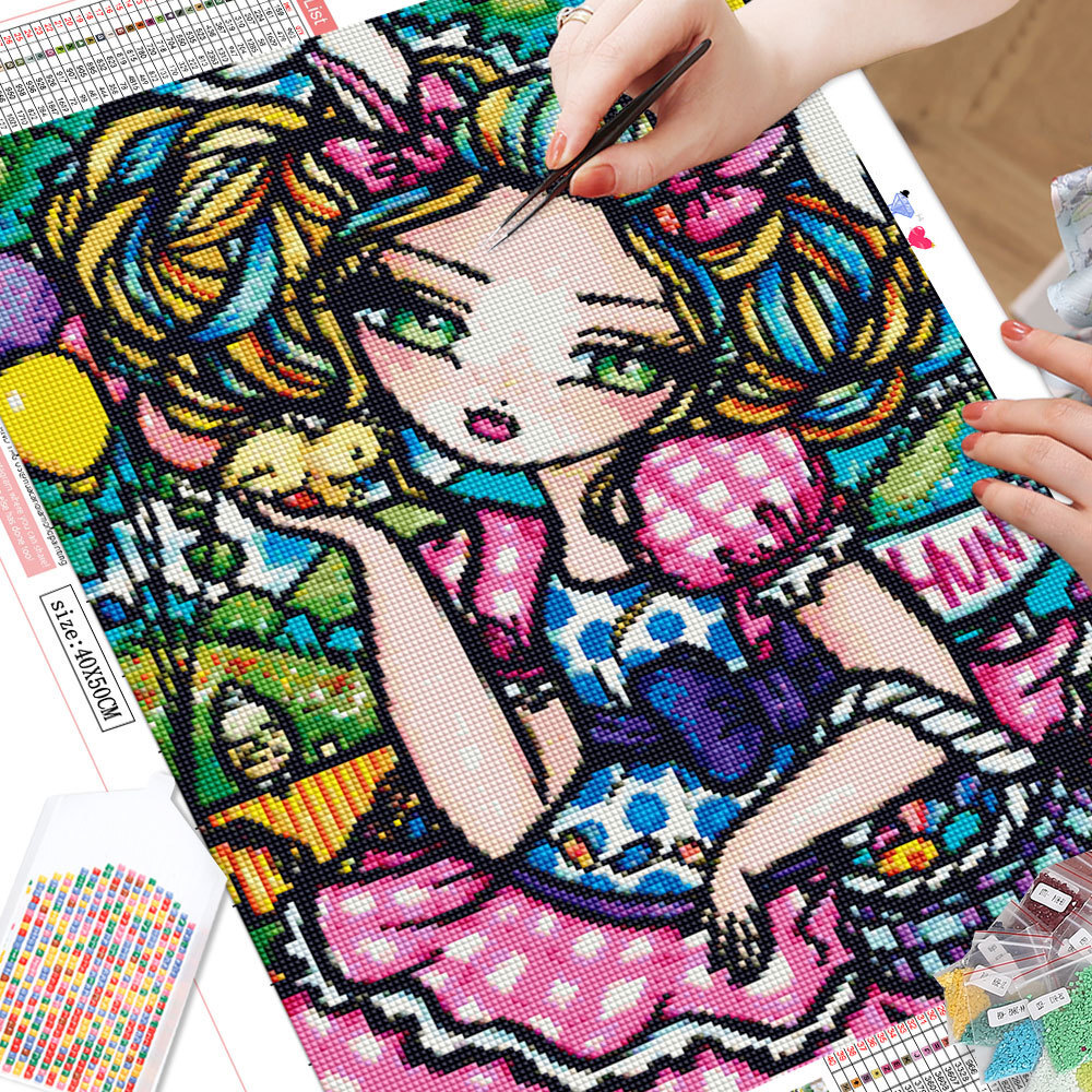 Frameless, 5D Portrait Diamond - Resin Art For Kids recension och pris